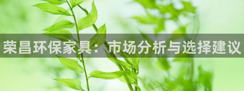 沐鸣2平台官方登录：荣昌环保家具：市场分析与选择建议