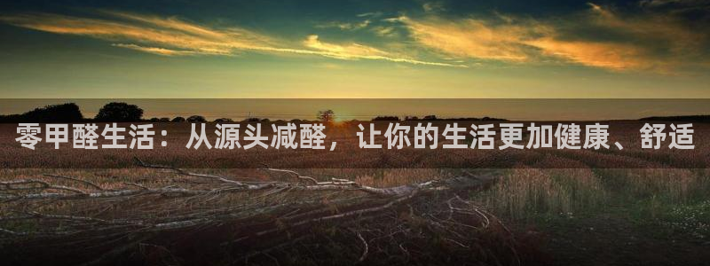 沐鸣2注册开户：零甲醛生活：从源头减醛，让你的生活更加健康、